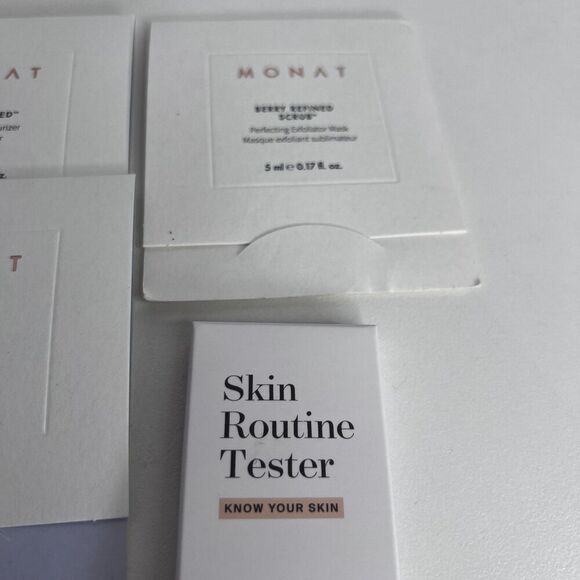 Monat Samples Skin Care Variety Pack LOT 9 + Skin Care Routine Pack + Booklet - Picture 6 of 13